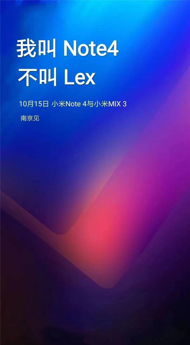 Xiaomi Mi Note 4 lộ diện với tên mã LEX, sẽ ra mắt cùng với Mi MIX 3 vào ngày 15/10? - Ảnh 2.