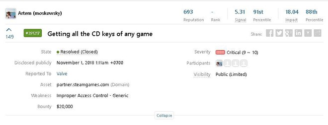 Một lập trình viên phát hiện ra lỗ hổng nghiêm trọng của Steam cho phép tải về toàn bộ game mà không mất đồng nào, nhưng Valve chỉ thưởng 460 triệu đồng - Ảnh 2.