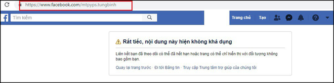 Facebook cá nhân của Sơn Tùng M-TP và một số người nổi tiếng bỗng dưng biến mất hoặc bị khóa - Ảnh 1.
