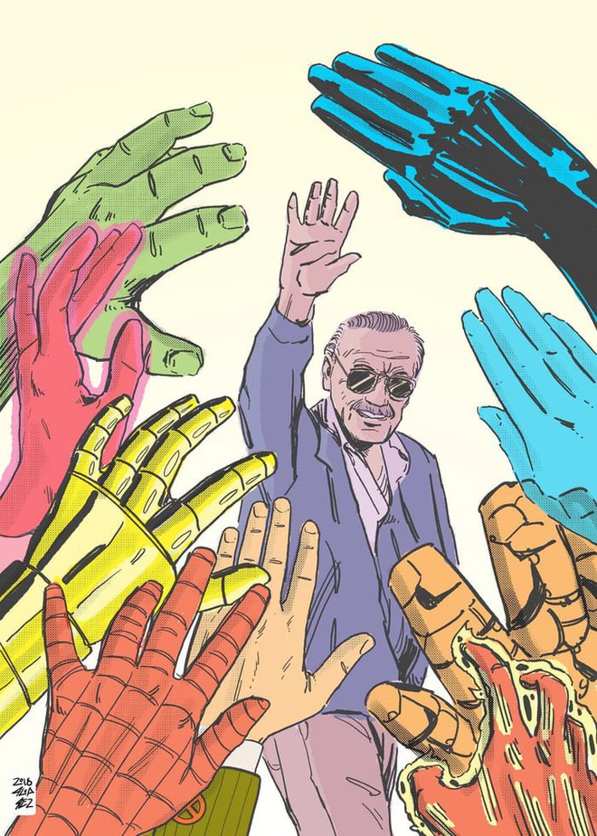 Đây là cách fan hâm mộ khắp nơi tưởng nhớ Stan Lee, tượng đài của nền truyện tranh hiện đại - Ảnh 10.