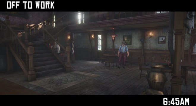 Youtuber theo chân NPC của Red Dead Redemption 2 trong 1 ngày và phát hiện ra game này chi tiết quá - Ảnh 9.