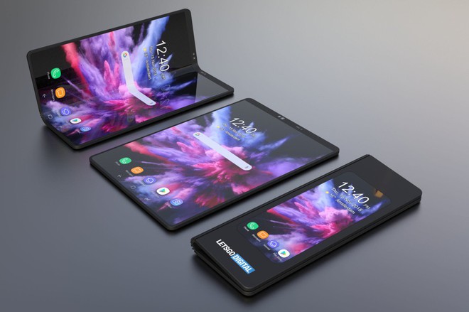 Cái bạn thấy mới chỉ là vỏ bọc thôi, smartphone màn hình gập của Samsung thực sự sẽ đẹp như thế này - Ảnh 1.