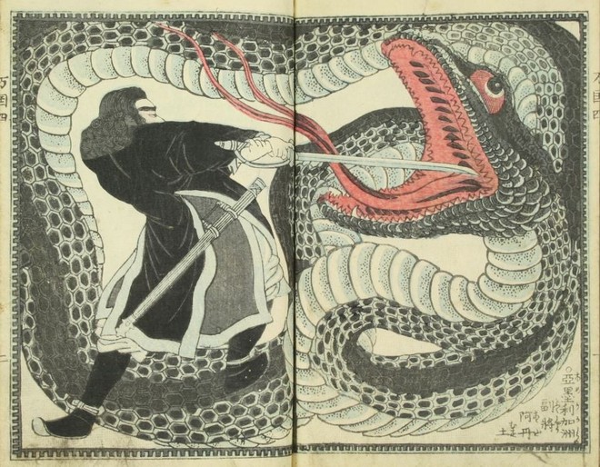 Loạt tranh minh họa hé lộ cách người Nhật thời Edo nhìn nhận thế giới phương Tây - Ảnh 4.