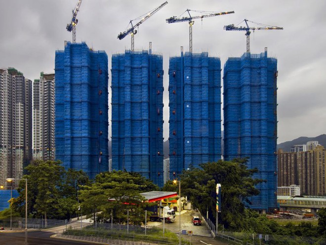 [Ảnh] Ấn tượng với cách người Hồng Kông xây dựng những tòa nhà chọc trời chỉ với giàn giáo bằng tre - Ảnh 7.