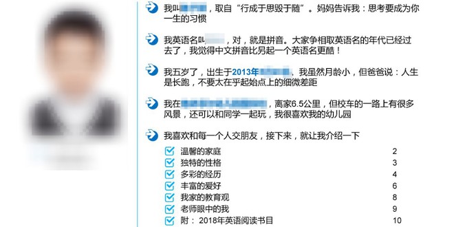 CV dài 15 trang của cu cậu 5 tuổi khiến Internet Trung Quốc hoàn toàn xụi lơ - Ảnh 1.