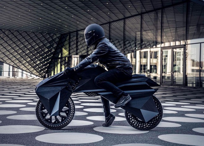 Chiêm ngưỡng chiếc xe máy điện in 3D 100% đầu tiên trên thế giới - Ảnh 2.