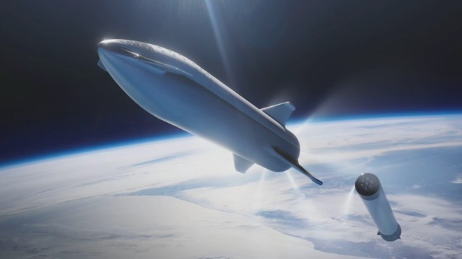 Tên lửa Big F*** Rocket được Elon Musk đổi tên thành Starship Super Heavy - Ảnh 1.