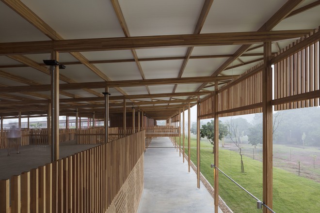 Ngôi trường làm từ gỗ và gạch bùn trong rừng nhiệt đới Brazil giành giải kiến trúc xuất sắc nhất thế giới 2018 - Ảnh 7.