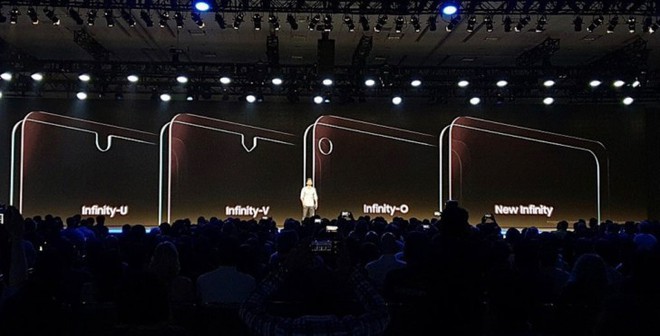 Lộ mặt kính xác nhận thiết kế màn hình Infinity-O của Samsung Galaxy A8s - Ảnh 1.