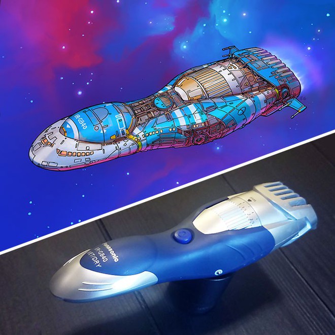 Nghệ sĩ này biến những đồ vật bình thường nhất thành tàu vũ trụ với thiết kế đậm chất viễn tưởng - Ảnh 15.