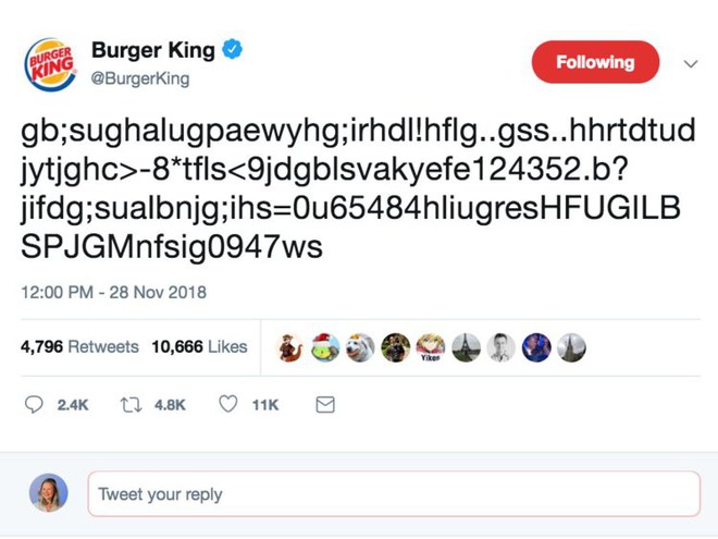 Twitter của Burger King đăng toàn thứ ngớ ngẩn trong nhiều giờ, nghi là chiêu trò quảng cáo đồ ăn cho chó - Ảnh 1.