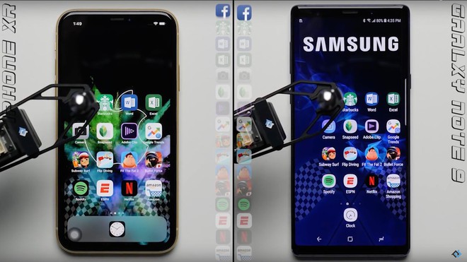 Thử nghiệm tốc độ thực tế, iPhone XR không thua kém Galaxy Note9 dù có RAM ít hơn - Ảnh 1.