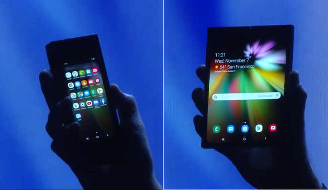 Đây là chiếc smartphone màn hình gập của Samsung - Ảnh 3.
