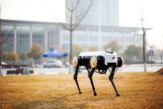 Trung Quốc cái gì cũng làm được, kể cả phiên bản nhái y hệt robot chó SpotMini của Boston Dynamics - Ảnh 1.