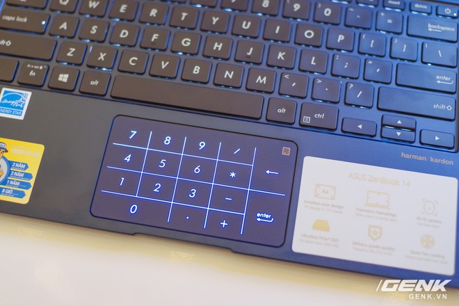 Laptop Asus ZenBook mới chính thức ra mắt tại Việt Nam: viền màn hình siêu mỏng, numpad tích hợp bàn rê chuột, giá bắt đầu từ 23 triệu - Ảnh 6.