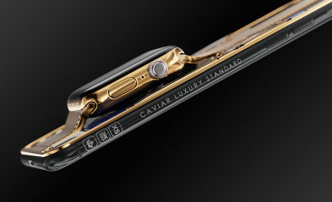 Dung hợp iPhone Xs Max và Apple Watch mạ vàng 24K, thiết bị cầm tay sang chảnh này có giá nửa tỷ đồng - Ảnh 2.