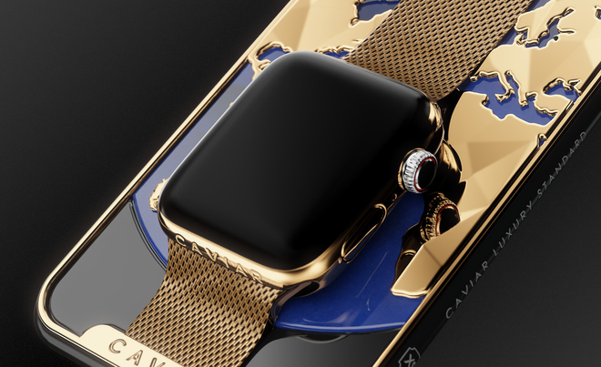 Dung hợp iPhone Xs Max và Apple Watch mạ vàng 24K, thiết bị cầm tay sang chảnh này có giá nửa tỷ đồng - Ảnh 3.