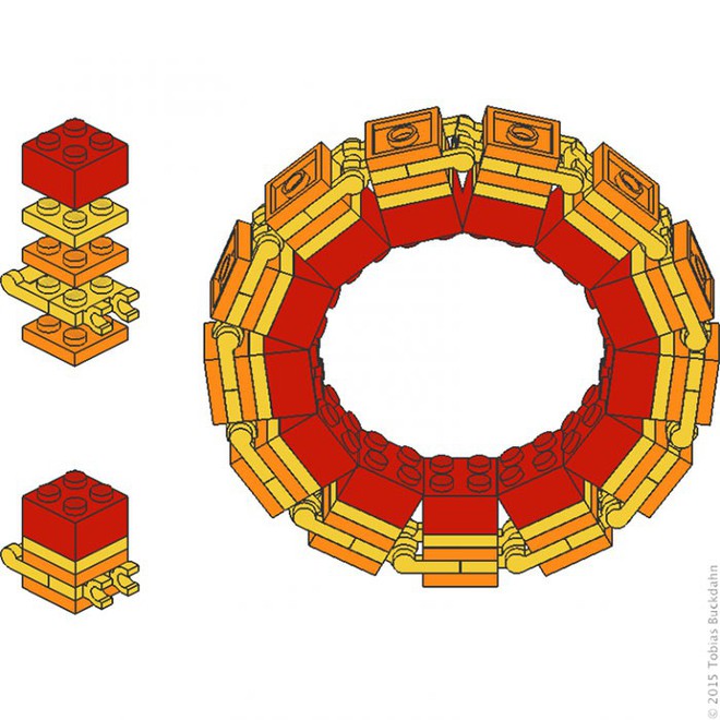 Internet đang phát cuồng với kỹ thuật lắp LEGO kiểu ngược đời - Ảnh 8.