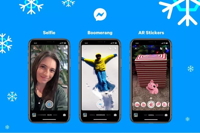 Facebook Messenger bổ sung chế độ chụp ảnh chân dung không cần camera kép và nhãn dán AR - Ảnh 1.