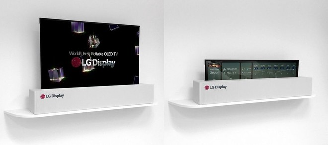 LG có kế hoạch bán TV có thể cuộn lên như 1 poster vào năm 2019 - Ảnh 1.