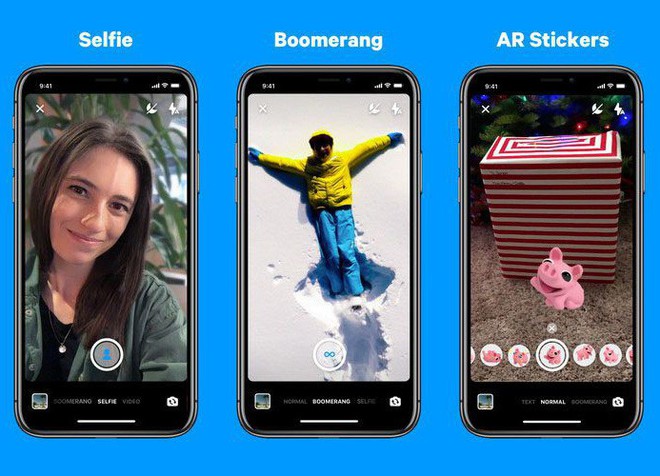 Chán bắt chước đối thủ, Facebook Messenger giờ còn bắt chước cả Portrait Mode của iPhone - Ảnh 1.
