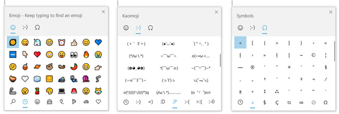 Windows 10 sẽ tích hợp thêm cả biểu tượng ¯\_(ツ)_/¯ kaomoji - Ảnh 1.