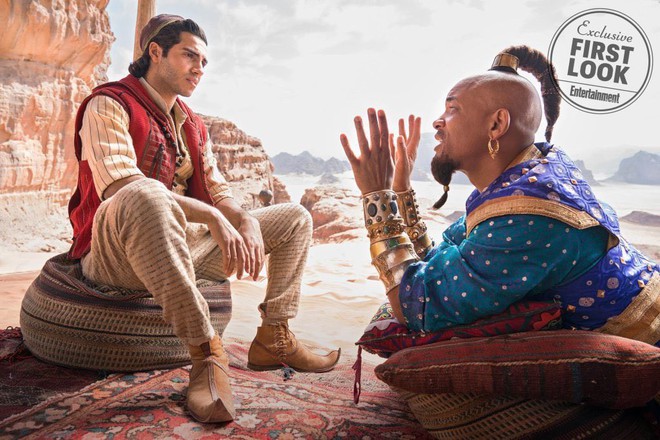 Dân mạng đồng loạt chê tạo hình sai trái của Thần đèn Will Smith trong Aladdin live-action - Ảnh 2.