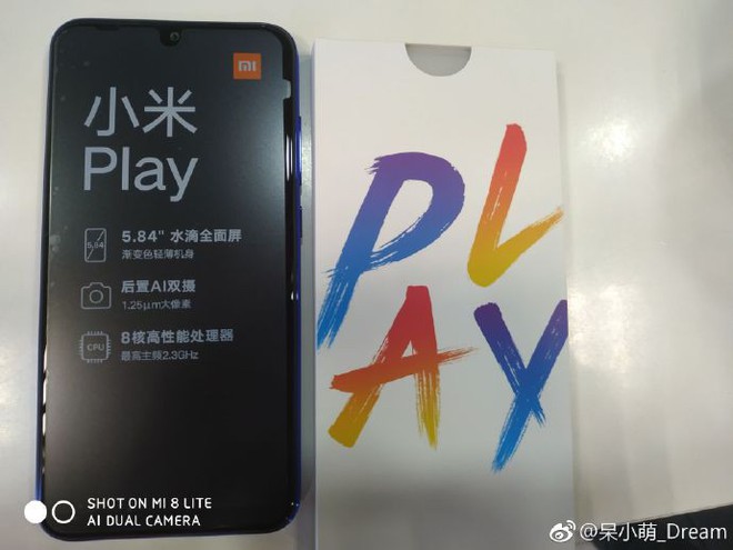 Lộ ảnh mở hộp và video trên tay smartphone Xiaomi Play - Ảnh 1.