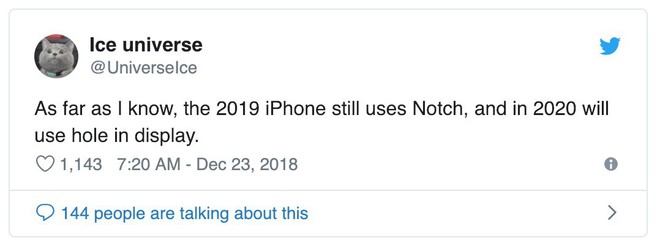 Apple sẽ chưa loại bỏ thiết kế tai thỏ trên iPhone cho đến năm 2020? - Ảnh 1.