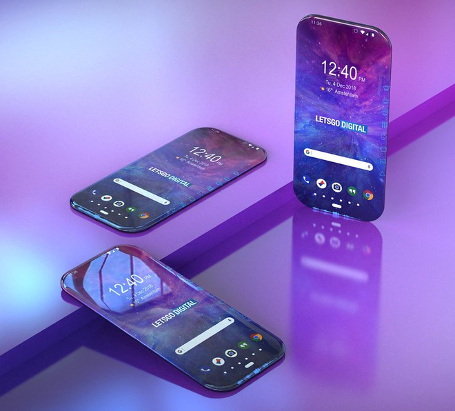 Samsung đệ trình sáng chế smartphone hình chiếc lá, màn hình tràn bốn phương tám hướng - Ảnh 1.