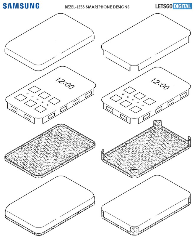 Samsung đệ trình sáng chế smartphone hình chiếc lá, màn hình tràn bốn phương tám hướng - Ảnh 5.