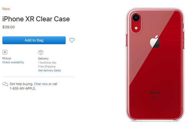 Apple chính thức bán ốp lưng trong suốt cho iPhone XR, giá gần 1 triệu - Ảnh 1.