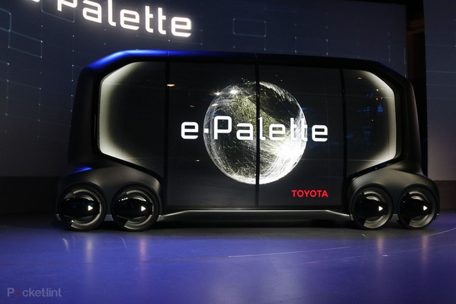 [CES 2018] Toyota trình làng ý tưởng xe tự lái đa năng e-Palette: ki-ốt bán hàng di động kiêm xe buýt chở khách - Ảnh 9.