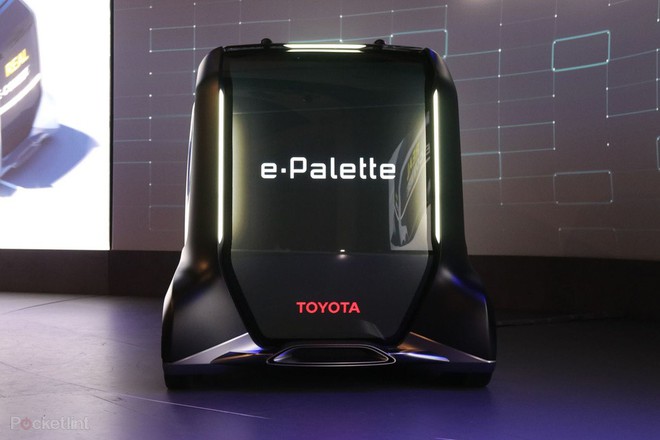 [CES 2018] Toyota trình làng ý tưởng xe tự lái đa năng e-Palette: ki-ốt bán hàng di động kiêm xe buýt chở khách - Ảnh 8.