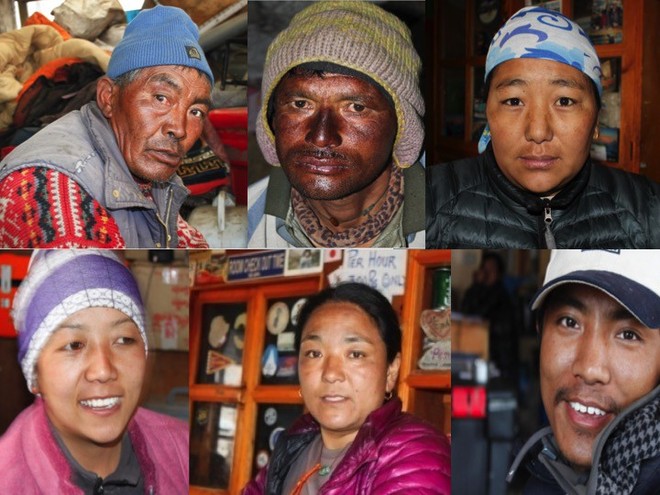  Chủ các quán trà trên đường lên núi Everest. 