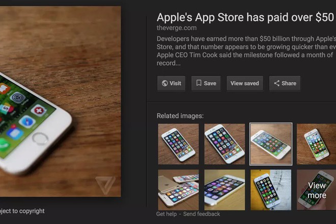 Google bỏ nút view image trên kết quả tìm kiếm hình ảnh để bảo vệ tác quyền hình ảnh - Ảnh 1.