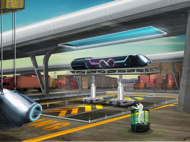  Hyperloop Transportation Technologies, một start-up ra đời từ ý tưởng về Hyperloop của Elon Musk, hiện đang nghiên cứu xây dựng đoạn đường ray thử nghiệm dài hơn 8 km tại Thung lũng Quay, California. Quá trình xây dựng đã bắt đầu từ năm 2016 và công ty này đặt mục tiêu đoàn tàu thử nghiệm của mình sẽ đạt tốc độ lên đến 1223 km/h. 