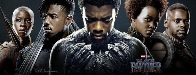 Dàn diễn viên da màu của Black Panther. Ảnh: Facebook.