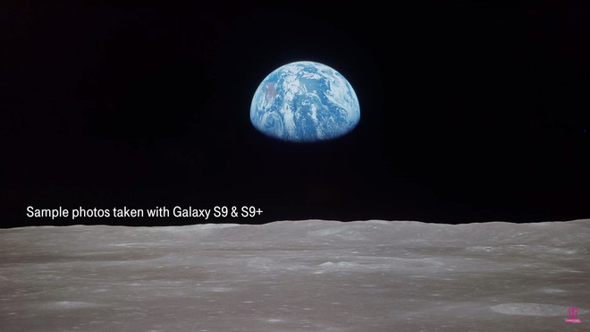  Hình ảnh chụp bằng Galaxy S9 từ... mặt trăng 