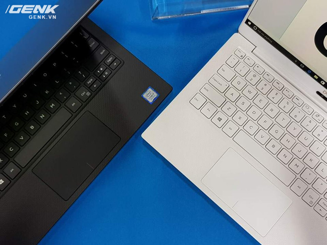  Chiếc Dell XPS 13 2018 sở hữu 2 phiên bản màu là đen bạc và trắng vàng 