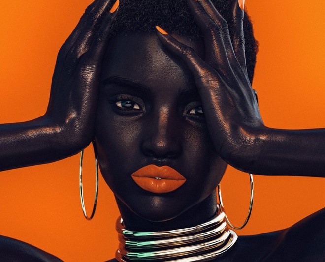 Cô người mẫu da màu với 40.000 người theo dõi khiến Internet ngỡ ngàng với danh tính thực sự - Ảnh 1.