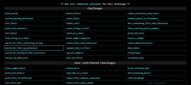 Thử kiểm tra kiến thức lập trình và khả năng “múa code” với công cụ trực tuyến CMD Challenge - Ảnh 2.