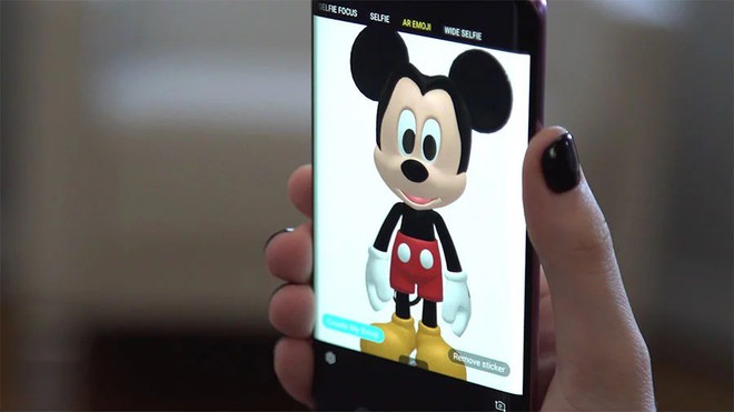 Mickey và Minnie Mouse đã xuất hiện trên AR Emoji của Galaxy S9/S9 - Ảnh 1.