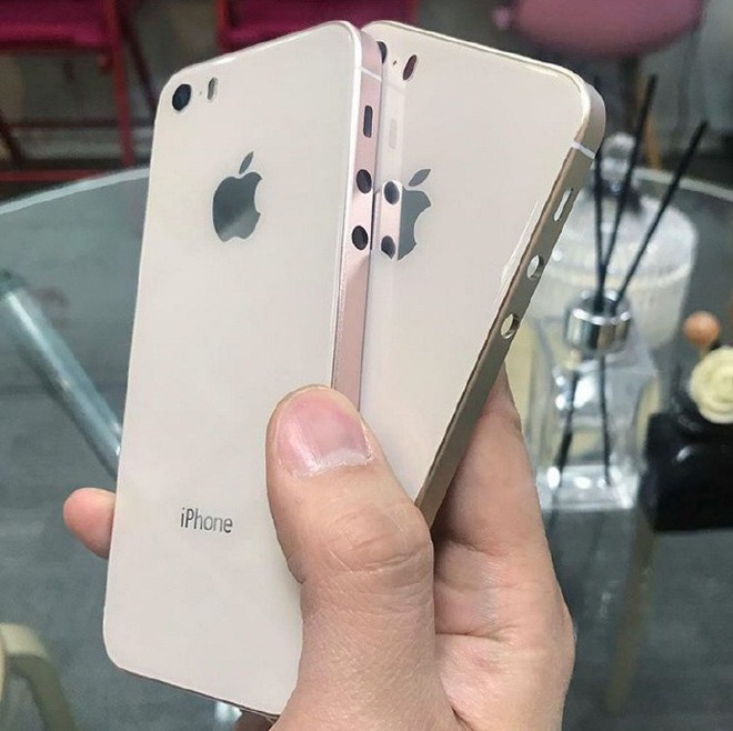 iPhone SE 2 tiếp tục lộ ảnh, mặt lưng kính, khung kim loại vuông vắn và camera lồi - Ảnh 1.