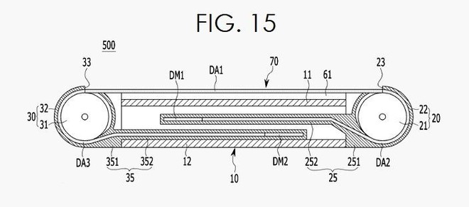 Lộ bằng sáng chế mới về smartphone có thể kéo rộng màn hình của Samsung - Ảnh 3.