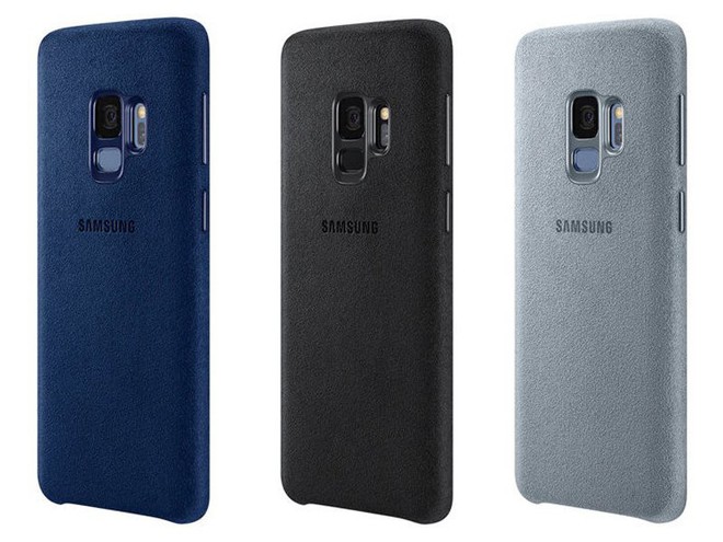  Case Alcantara dành cho S9 gồm 3 phiên bản màu sắc: xanh dương, đen và xám (mà Samsung gọi là màu bạc hà). 