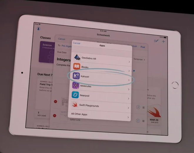 Trốn đi đâu được nữa, ứng dụng Schoolwork của Apple sẽ cho phép giáo viên gửi bài tập về nhà đến từng học sinh - Ảnh 3.