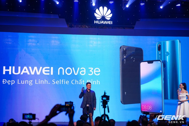 Huawei Nova 3e chính thức ra mắt tại Việt Nam: màn hình tai thỏ tỷ lệ 19:9, camera kép, nhận diện khuôn mặt, giá chỉ 6,990,000 đồng - Ảnh 1.