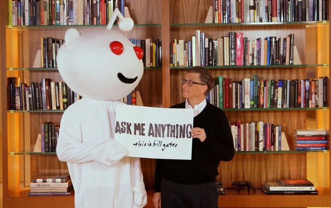 Những tấm ảnh chứng tỏ Bill Gates là cư dân mạng xịn nhất Reddit - Ảnh 1.