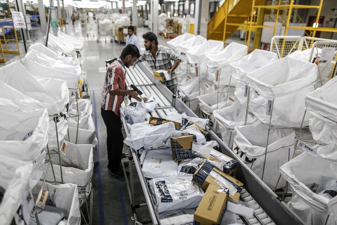  Bên trong kho của Amazon tại Hyderabad, Ấn Độ 